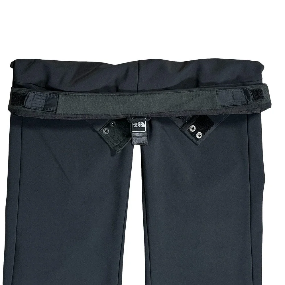 The North Face Apex STH Black Ski Pants Women L Regular Stretch Fleece Softshell